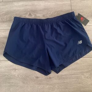 New balance dry wicking inner brief lining woven shorts